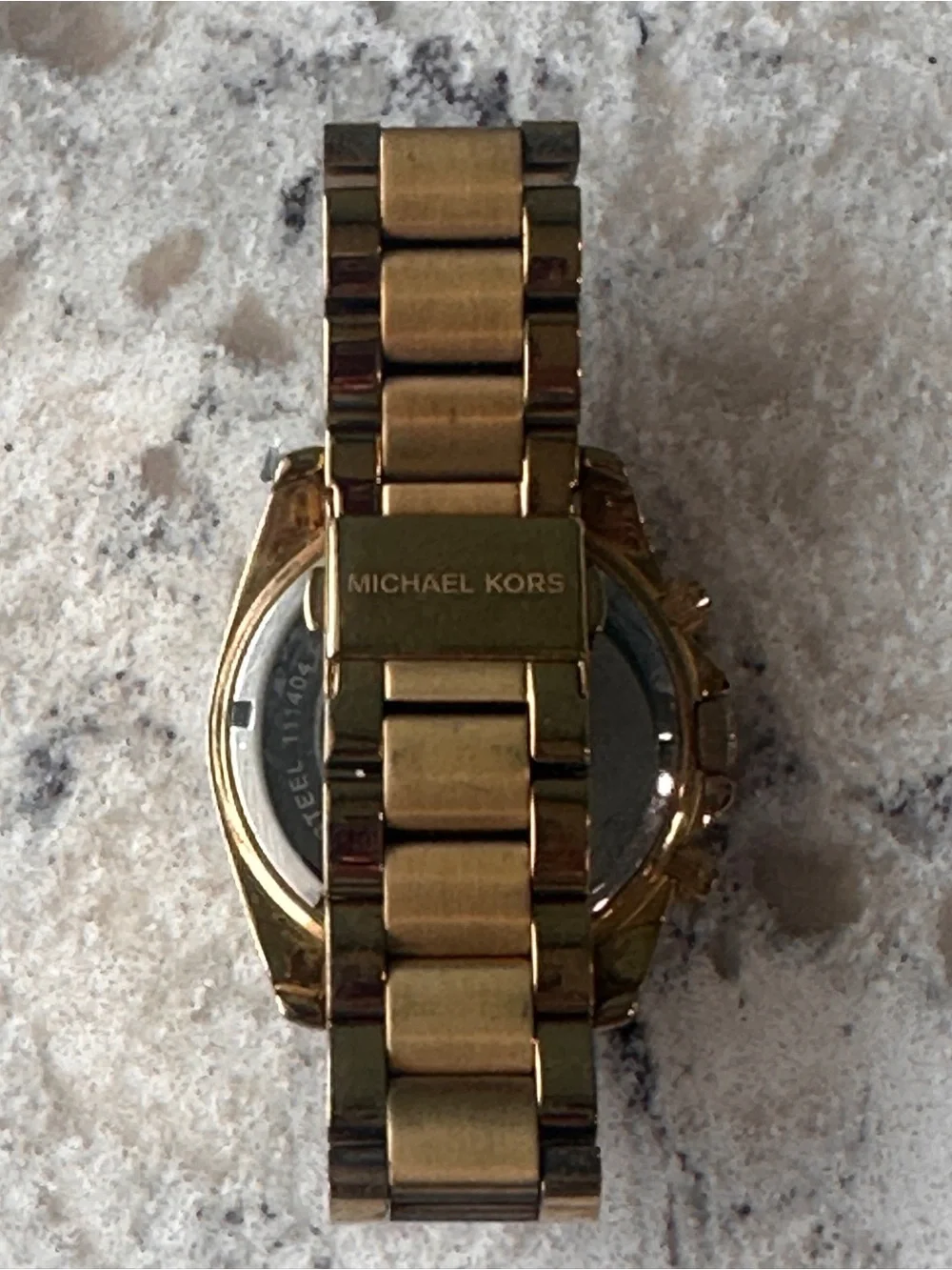 Michael Kors Gold Crystal-Accent Women's Chronograph Watch